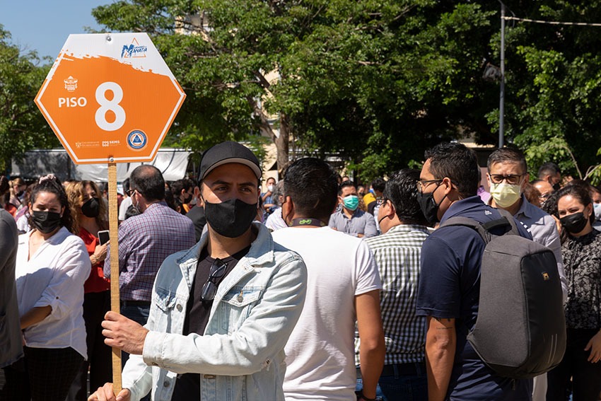 Participa comunidad de Prepas UDG en segundo Macrosimulacro 2021
