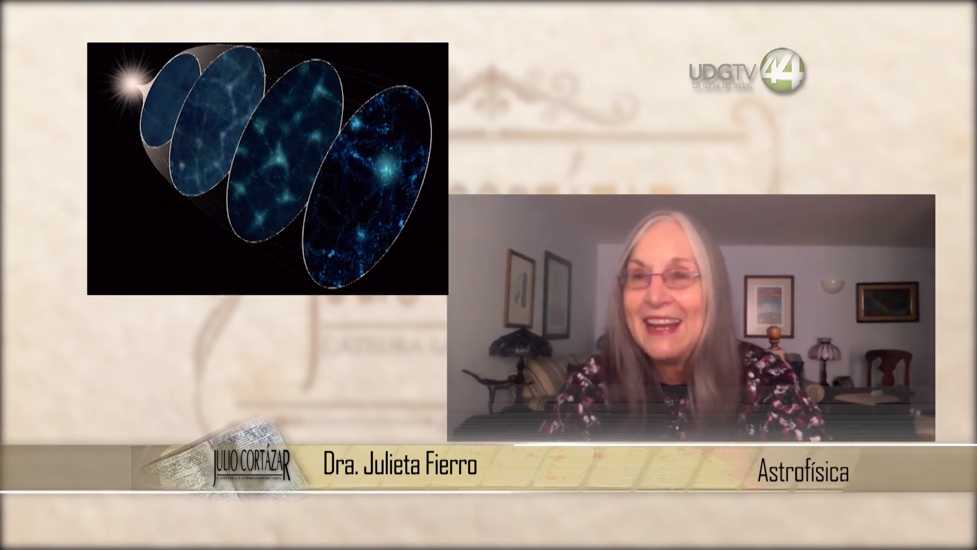 Imparte conferencia la astrónoma mexicana Julieta Fierro en la Cátedra Julio Cortázar