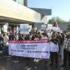 Marchan universitarios en favor de la autonomía universitaria